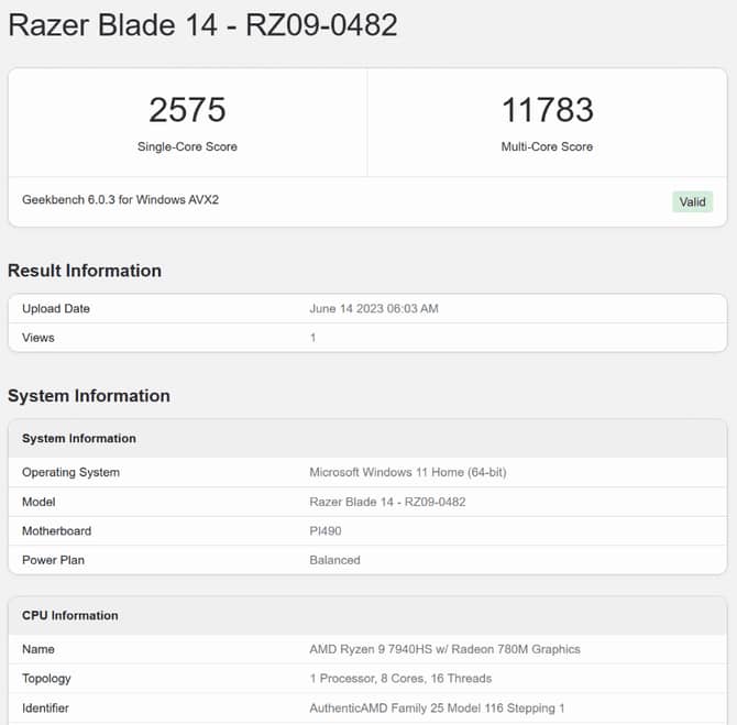 雷蛇Blade 14 2023值得入手吗 2023轻薄本评测(明日方舟雷蛇)  第25张