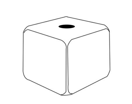 ps怎么画一个圆角骰子? ps画简笔画骰子logo的技巧(ps怎么画一个圆圈)  第6张