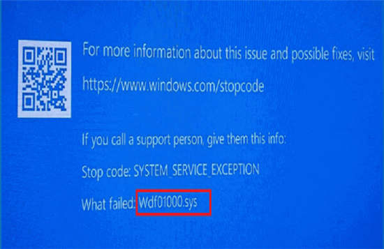 wdf01000sys蓝屏win10无法开机怎么办? wdf01000sys蓝屏解决办法(wdf01000sys蓝屏win10无法开机怎么解决)  第2张