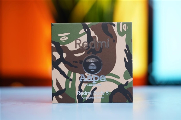 透明上盖+迷彩机身！Redmi Buds 5 AAPE潮流限定版图赏  第14张