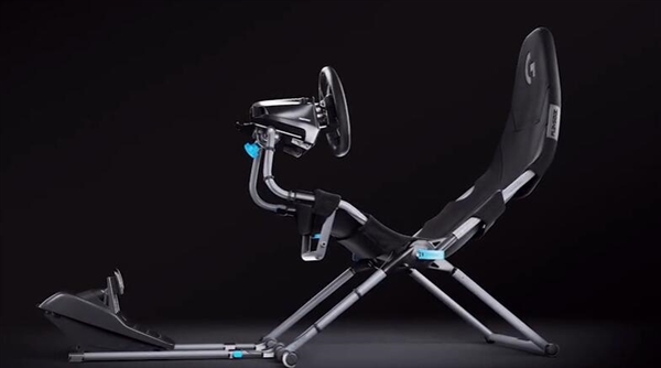 罗技推出Challenge X赛车椅：舒适可折叠、模拟驾驶体验更佳  第1张