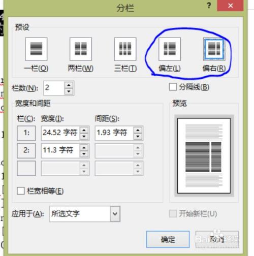 word对页面的文字进行分栏  第5张