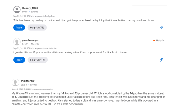 苹果扎心！用户反馈iPhone 15 Pro发热严重：不带壳没法用 原因众说纷纭  第3张
