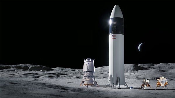 2030年发射：我国载人登月加速中！中美登月着陆舱渲染图对比  第3张