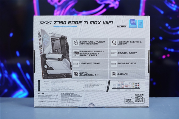支持Wi-Fi 7！微星Z790 EDGE Ti MAX WIFI主板图赏  第24张