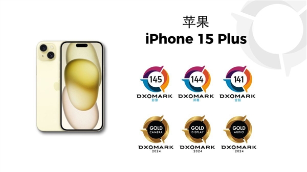 iPhone 15 Plus DXO评分出炉：屏幕、音频进全球同级前5  第2张