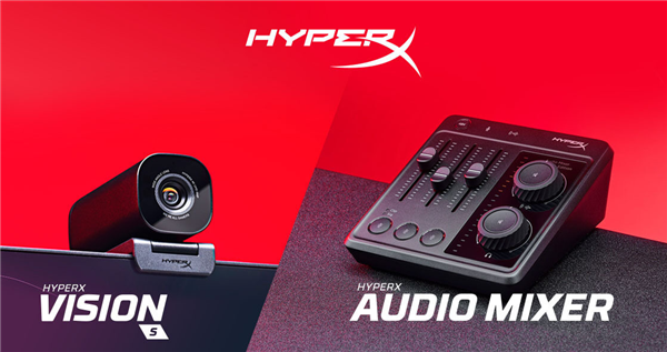 HyperX在惠普Imagine 2023期间推出首款摄像头和调音台