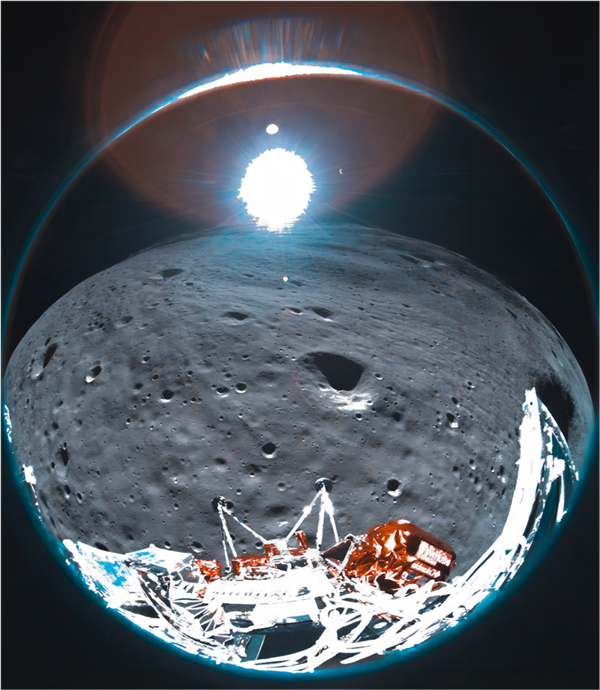 “翻车”的美国月球着陆器彻底死亡！只发回一张照片  第1张