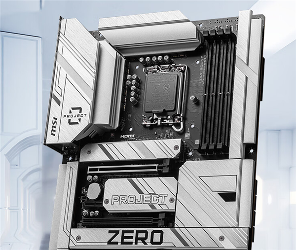 2599元 微星Z790 PROJECT ZERO主板上市：背插设计  第1张