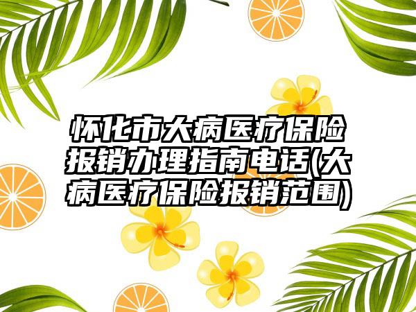 怀化市大病医疗保险报销办理指南电话(大病医疗保险报销范围)  第1张