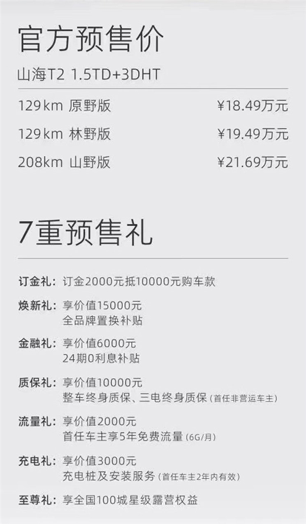 国产插电混动方盒子 奇瑞捷途山海T2开启预售：18.49万元起  第2张