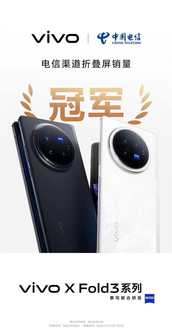 vivo X Fold3系列赢麻了：全平台销量冠军 遥遥领先行业  第4张