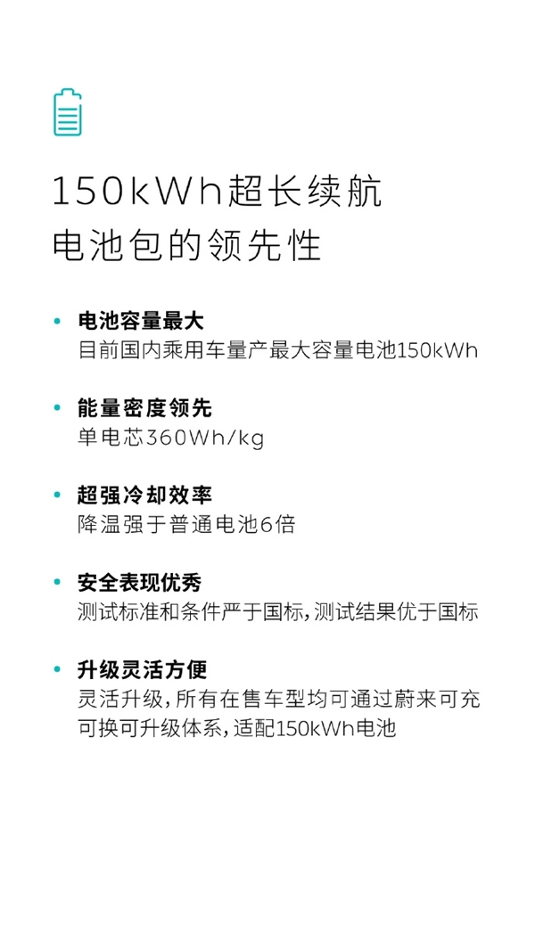 实测续航超1000公里 蔚来150kWh电池包下线  第4张