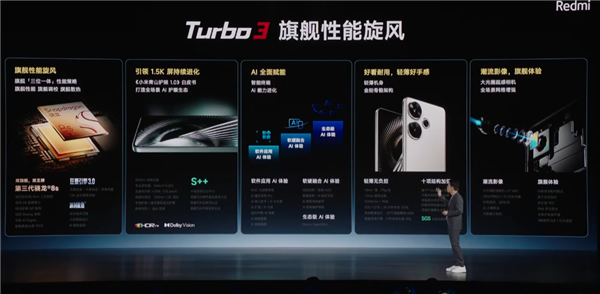中端最强性能机！Redmi Turbo 3发布：1999元起 首搭第三代骁龙8s史无前例  第18张