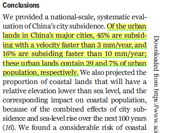 据说中国近一半大城市在下沉！这事儿到底有多严重  第4张