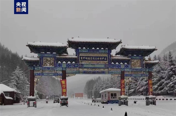 河北承德多地4月飘雪 内蒙古也突降大雪：家长送娃半路接停课通知  第1张