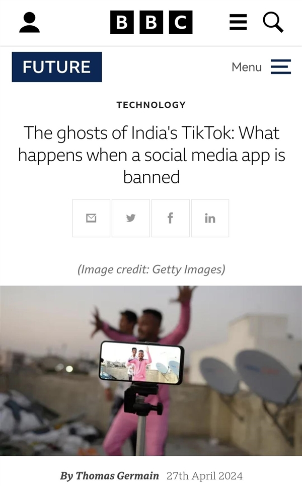印度封禁TikTok启示录：TikTok被禁后 它代表的文化价值也随之消失