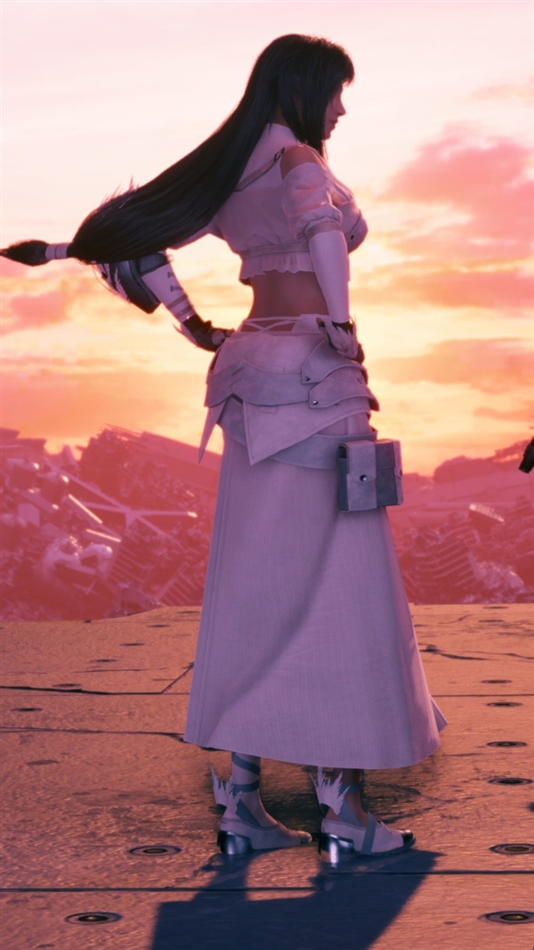 《最终幻想7：重制版》天使蒂法Mod将上线：太美了！  第9张