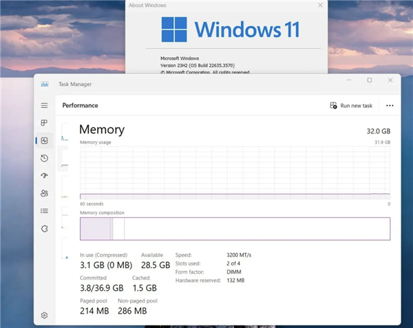 弃用MHz！微软Windows 11内存性能指标切换到 MT/s  第1张