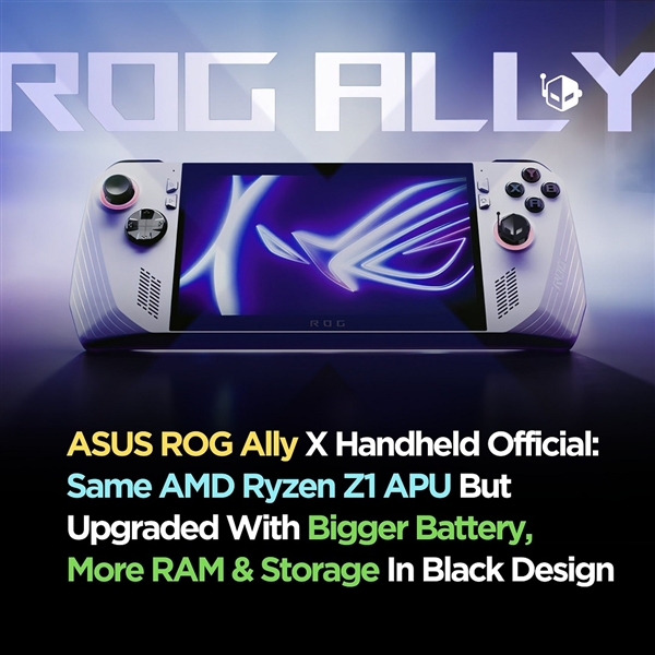 新款Windows掌机ROG Ally X  第1张