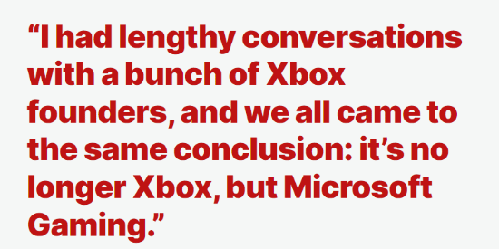 IGN新文章获得认可：Xbox已死 现在是微软Gaming  第2张