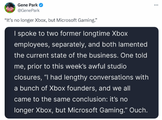 IGN新文章获得认可：Xbox已死 现在是微软Gaming  第3张