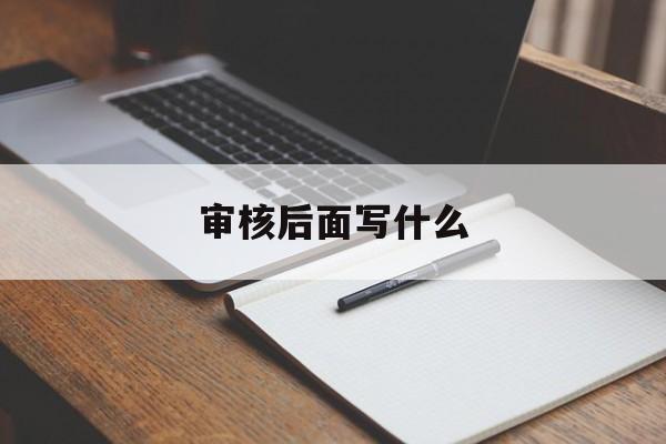 审核后面写什么